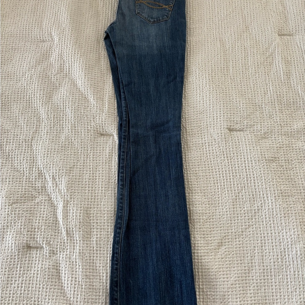 Abercrombie & Fitch Dark Blue Flare Jeans - Picture 4 of 5